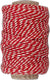Creativ company http: www.cchobby.nl katoenkoord-dikte-1-1-mm-rood-wit-50-m-1-rol