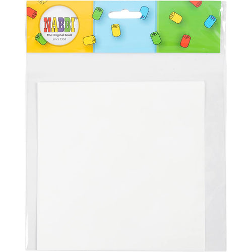 Nabbi strijkpapier, afm 16x16 cm, helder, transparant, 8 vel 1 doos