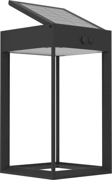 Eglo suzzara solar wandlamp buiten - led - 25 cm - zwart