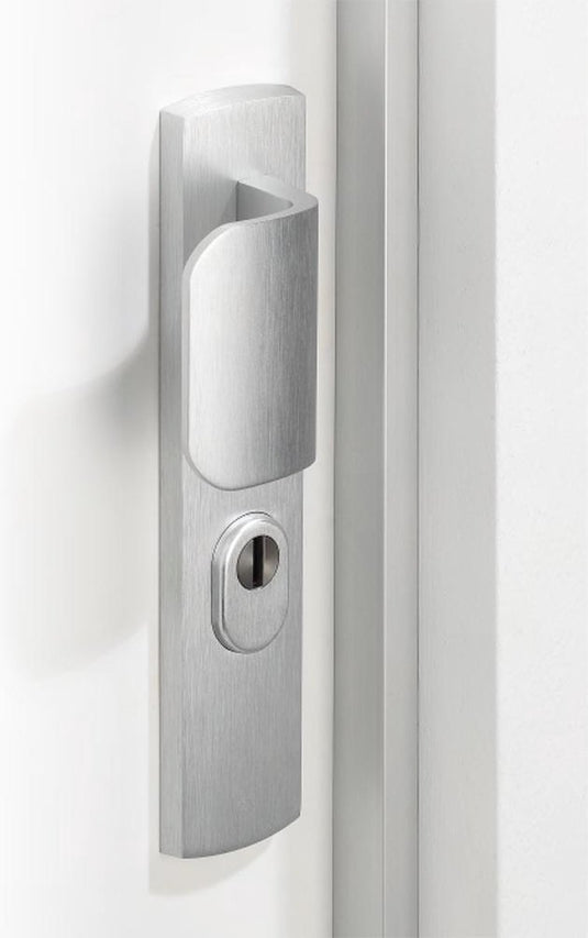 Axa deurbeveiligingsstrip m3-ex lengte 215cm kozijnhoutdiepte 5-9mm aluminium geanodiseerd f1 skg* 7603-05-91
