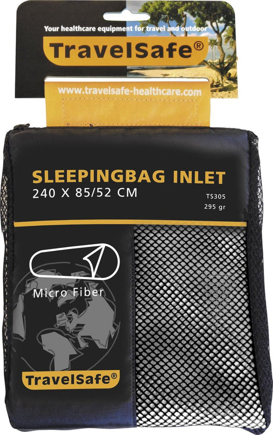 Travelsafe microfiber inlet mummy - 1pers. - off white
