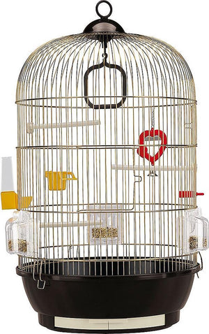 Ferplast diva antiek vogelkooi - bruin - 40 x 40 x 65 cm