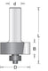 Hikoki accessoires hikoki sponningfrees 31.7mm schacht=8mm+lager