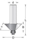 Hikoki accessoires hikoki hoekfrees 31.8mm schacht=8mm+lager