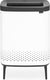 Brabantia bo hi wasmand - met deksel - 2 x 45 l - wassorteerder - 2 vakken - white