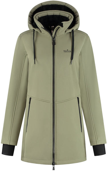 Kjelvik maren dames outdoorjas - green