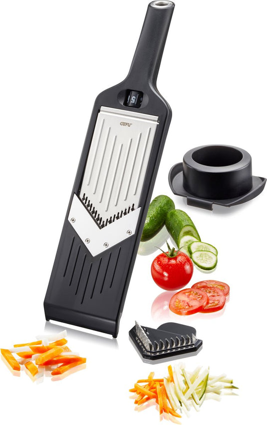 Gefu violi 2.0 mandoline - verstelbare groentesnijder - julienne en plakken