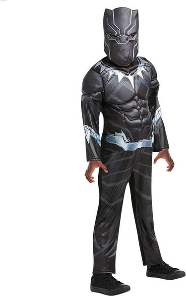The avengers rubie's verkleedpak black panther polyester maat 104 110