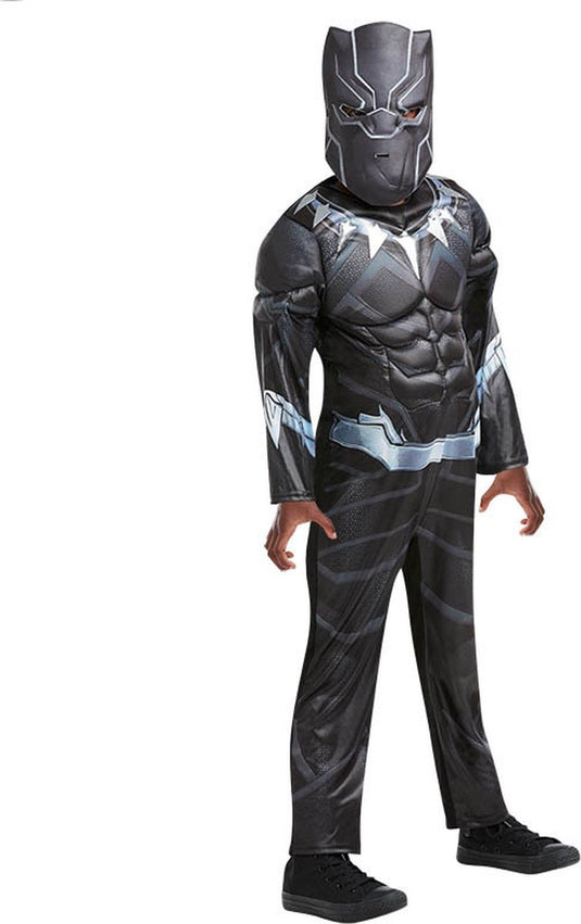 The avengers rubie's verkleedpak black panther polyester maat 104 110