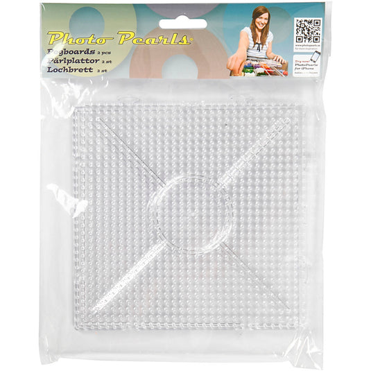 Creativ company photo pears onderplaat helder vierkant 15x15cm, 2st.