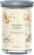 Yankee candle - soft wool amber large tumbler geurkaars - 100 branduren - twee lonten