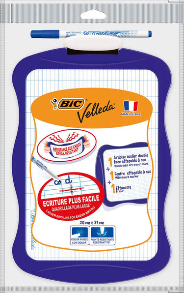 Bic velleda whiteboard met wisser en marker