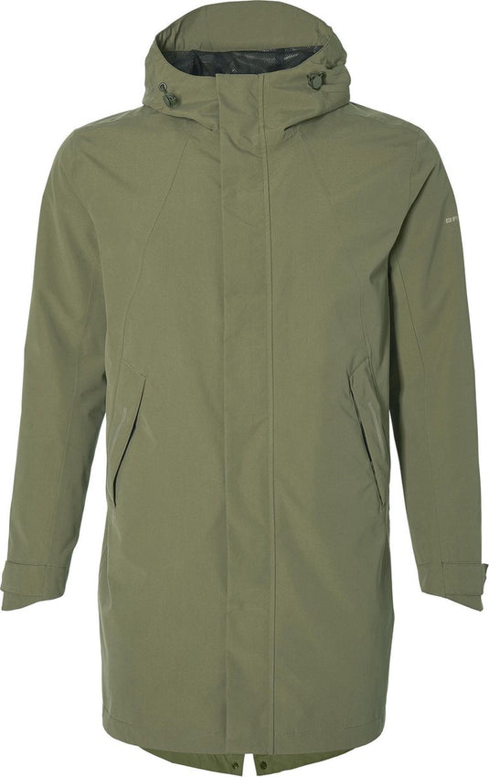 Basil mosse heren regenjas - olive green - maat s