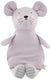 Trixie knuffel - mrs. mouse - dieren pluche - muis - eerste knuffel voor baby - 100% biologisch katoen - groot
