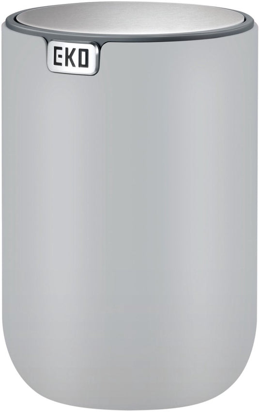Eko - fandy tafelprullenbak 1,5 liter - grijs - kunststof