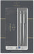 Parker jotter duo geschenkset balpen en vulpotlood (0.5mm) - blauwe inkt - roestvrij staal met chromen afwerking
