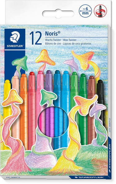 Staedtler speelgoed | creatief artwork diy - noris club wax twister - set 12 st