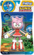 Flexfigs sonic the hedgehog amy rose - flexibel buigbaar actiefiguur voor kinderen en volwassenen