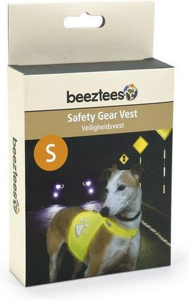 Beeztees safety gear veiligheidsvest - hond - geel - s