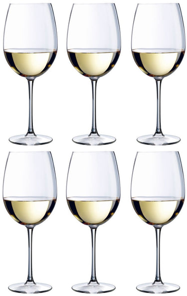 Chef sommelier cabernet wijnglas tulip - rond - 35 cl - helder - set-6