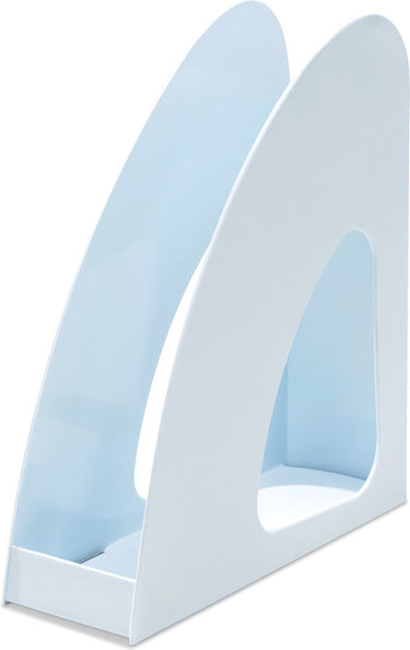 Han tijdschriftencassette - re-loop - 100% gerecycled - pastel blauw - formaat a4 c4 - ha-16218-884