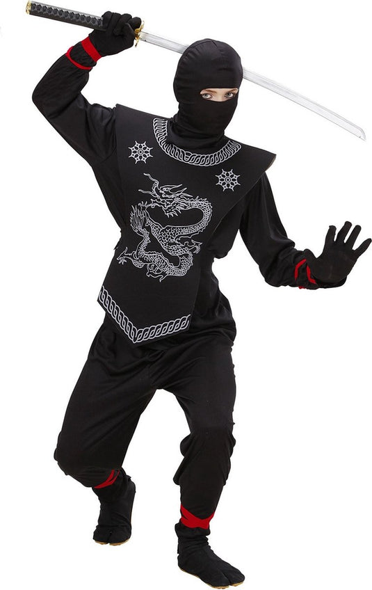 Finidi ninja pak kinderen kesio zwart