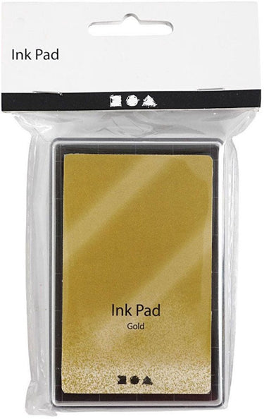 Creativ company stempelinkt, goud, h: 2 cm, afm 9x6 cm, 1 stuk