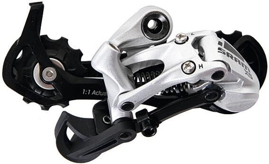 Sram achterderailleur x5 rear derail. x5 9-sp long cage sil.