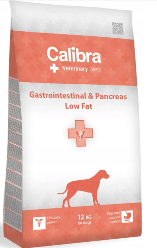 Calibra gastrointestinal pancreas low fat - dieet hondenvoer - laag vetgehalte - ondersteunt spijsvertering - voor gevoelige honden