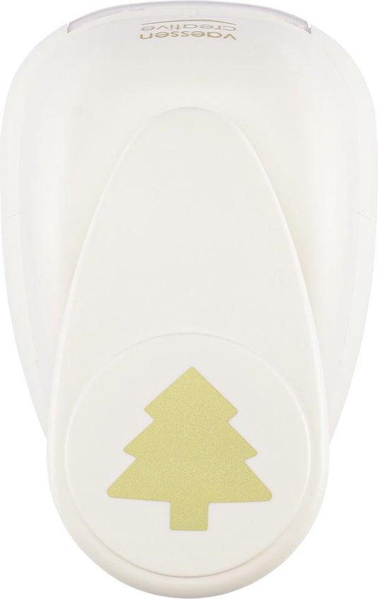 Vaessen creative pons - figuurpons - dennenboom - 4,5 x 4,6 cm