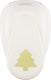 Vaessen creative pons - figuurpons - dennenboom - 4,5 x 4,6 cm