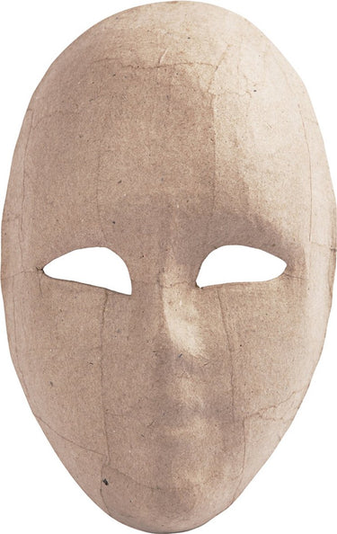 Creativ company creotime gezichtsbedekkend masker 23 x 16 cm papier-maché