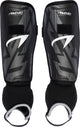 Avento scheenbeschermers - pro-style - zwart zilver - maat m