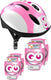 Stamp helmet + elbow knee pads girl, skids control