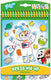 Totum dress me up sticker aankleed- en kleurboekje vakantieboekje dieren 24 delig - speelgoed junior vanaf 3 jaar stickeren en kleuren - panda en vosje