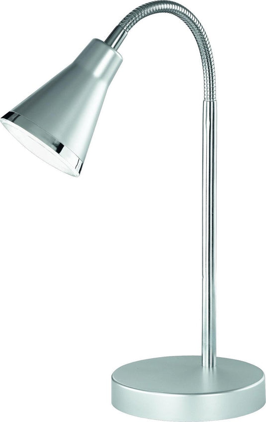 Rl live your light reality arras - tafellamp - bureaulamp - titanium - incl. 1x smd 4w - snoerschakelaar - flexibel