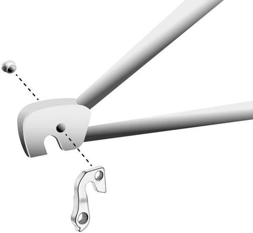 Union derailleurpad GH-146 met schroef M8x1.2