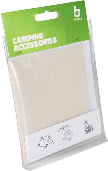 Bo-camp - reparatiedoek - opstrijkbaar - katoen - wit