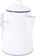Bo-camp - theeketel - emaille - wit blauw - 1