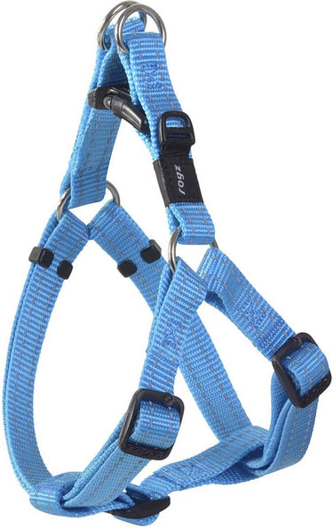 Rogz for dogs rogz utility step-in tuig - hondenharnas - turquoise 42-61x1.6 cm m
