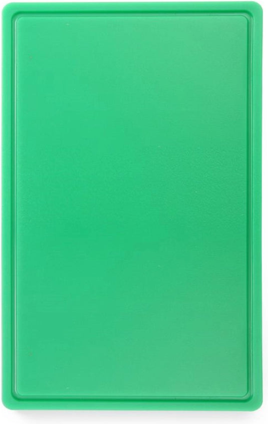 Hendi gastronorm snijplank – haccp – sapgeul en gladde zijde – 530x325 mm – groen