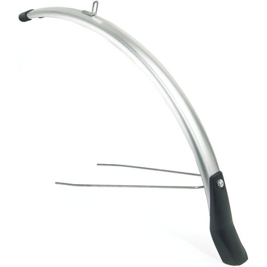 Eurofender Spatbordset Snello 28 x 51 mm zilver