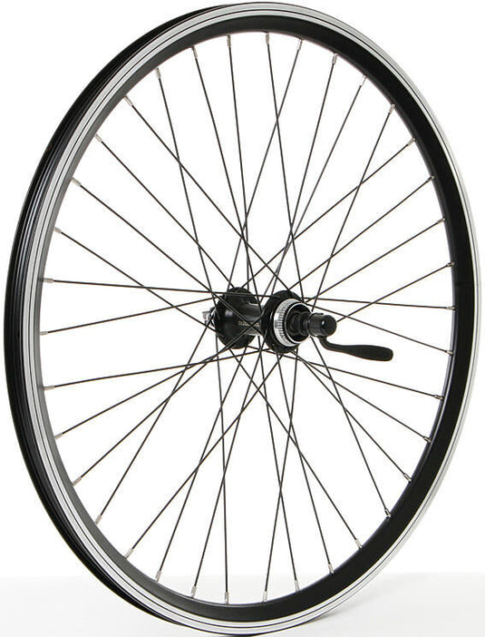 Contec voorwiel airline 1 + shimano hb-qc300 vr 24 aluminum hs sw alt sp.sw 2.00