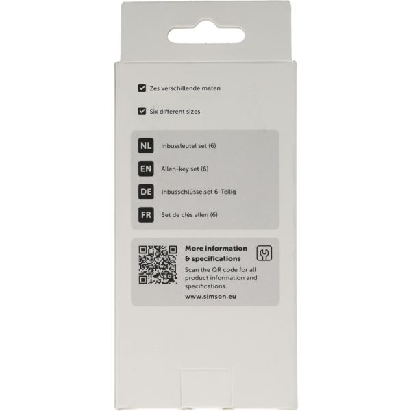 Load image into Gallery viewer, Simson inbussleutelset 6-delig
