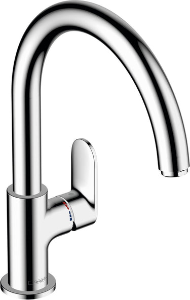 Hansgrohe vernis blend m35 - keukenmengkraan - ééngreeps bediening - 210mm maat - draaibare uitloop - 1 straalfunctie - chroom