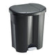 Rotho trio afvalscheider, 1x10l en 2x15l - zwart - bpa-vrij