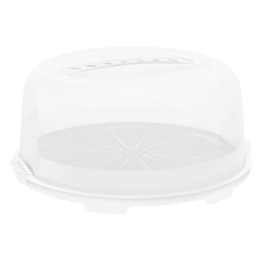 Rotho fresh taartdoos 35.5x16.5 cm wit transparant