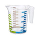 Rotho domino maatbeker - 1 liter - transparant met uitgebreide maataanduiding