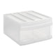 Rotho systemix design ladekast 34x39.5x20.3 cm wit