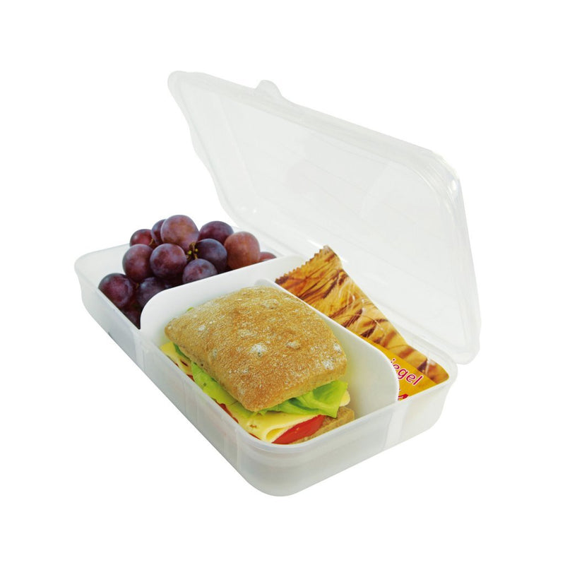 Load image into Gallery viewer, Rotho fun lunchbox met verdeelschotjes 1.7l transparant
